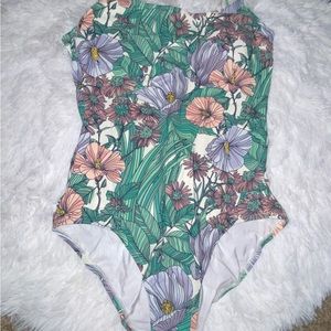 SALE!!! Tory Burch Printed Tank Swimsuit-Hibiscus